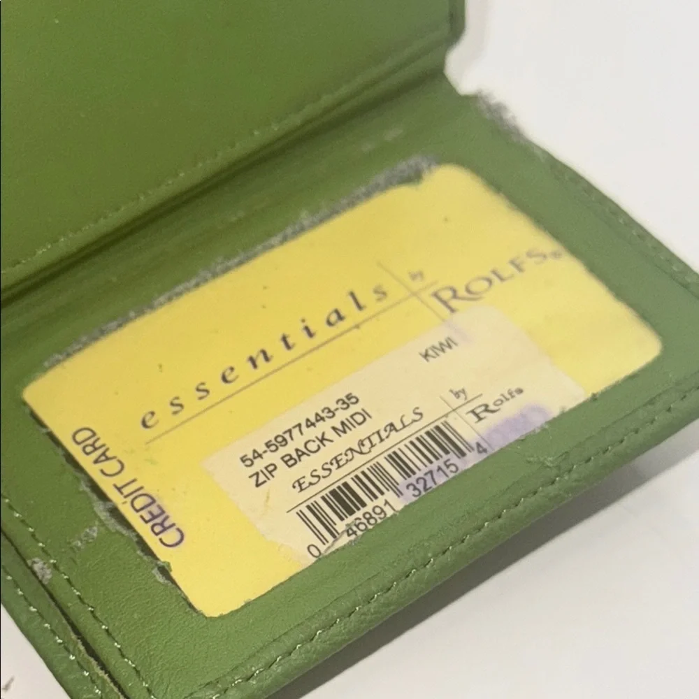 Rolf's vintage Green Leather Women's Wallet